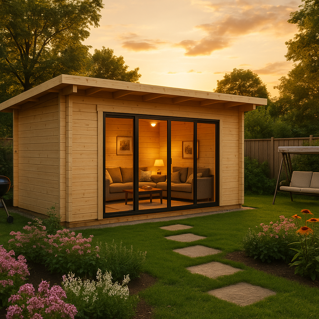 Fjordholz Gartenhaus Modell Starla 70 C Premium Fjordholz Gartenhaus Modell Starla 70 C Premium