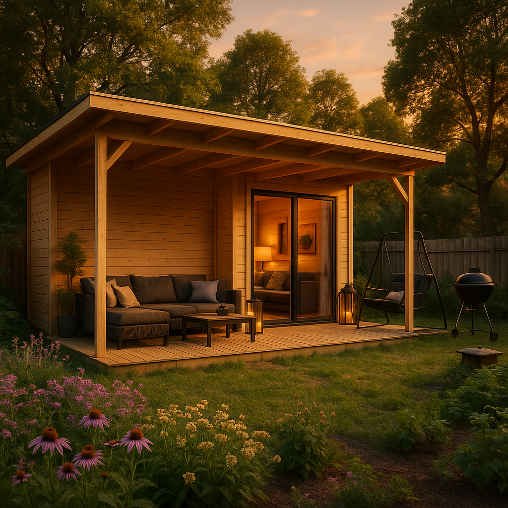 Fjordholz Gartenhaus Modell Starla 70 C Premium