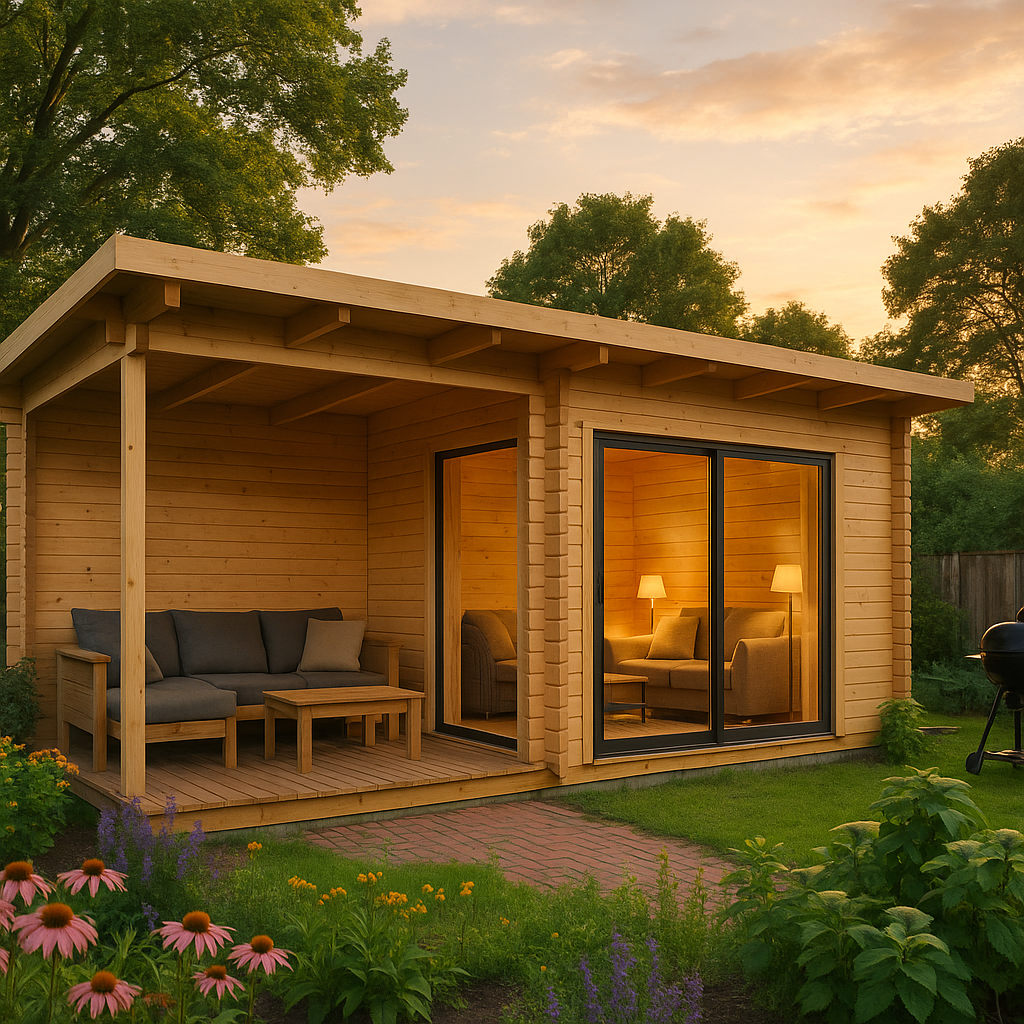 Fjordholz Gartenhaus Modell Starla 70 D Premium Fjordholz Gartenhaus Modell Starla 70 D Premium