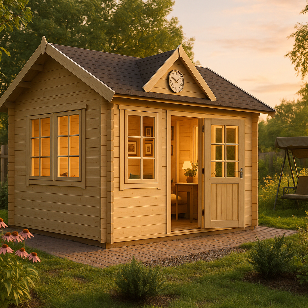 Fjordholz Gartenhaus Modell Teehaus Bradford 44| Rabatt: 26%|5x4m