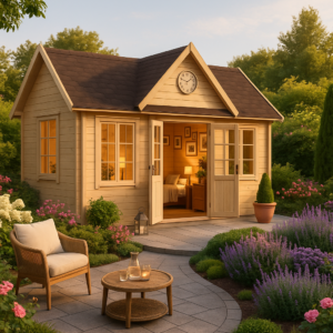 5x4m Fjordholz Gartenhaus Modell Teehaus Bradford 44| Rabatt: 26% Unkategorisiert online kaufen