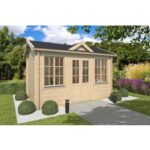 Fjordholz Gartenhaus Modell Teehaus Cambridge 70| Rabatt: 26%|4x3m