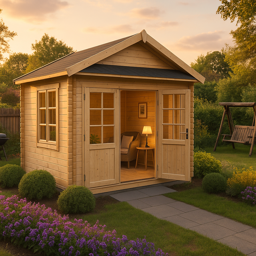 Fjordholz Gartenhaus Modell Teehaus Cambrige 70 Fjordholz Gartenhaus Modell Teehaus Cambrige 70