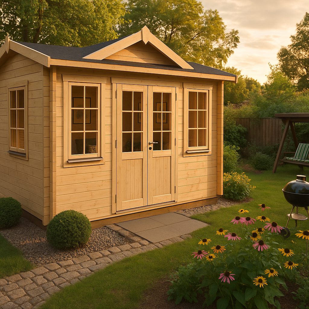 Fjordholz Gartenhaus Modell Teehaus Cambrige 70 Fjordholz Gartenhaus Modell Teehaus Cambrige 70