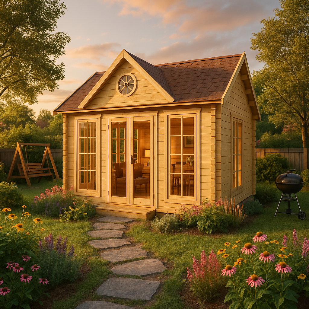 Fjordholz Gartenhaus Modell Teehaus Glasgow 44 A| Rabatt: 26%