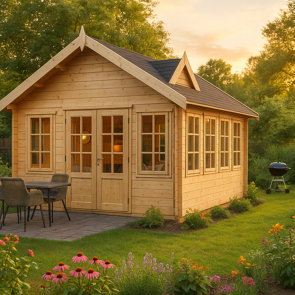Fjordholz Gartenhaus Modell Teehaus Kensington 44