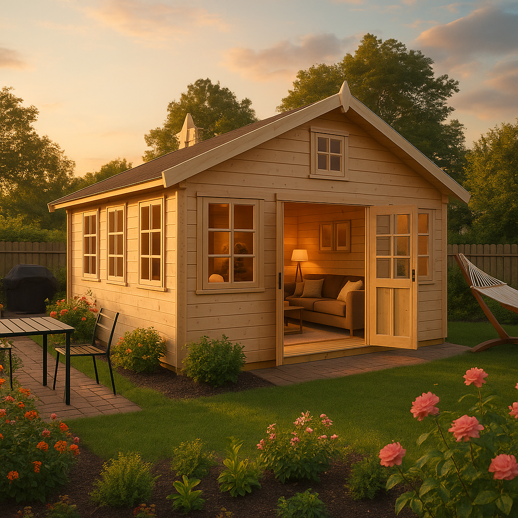 Fjordholz Gartenhaus Modell Teehaus Kensington 44 Fjordholz Gartenhaus Modell Teehaus Kensington 44
