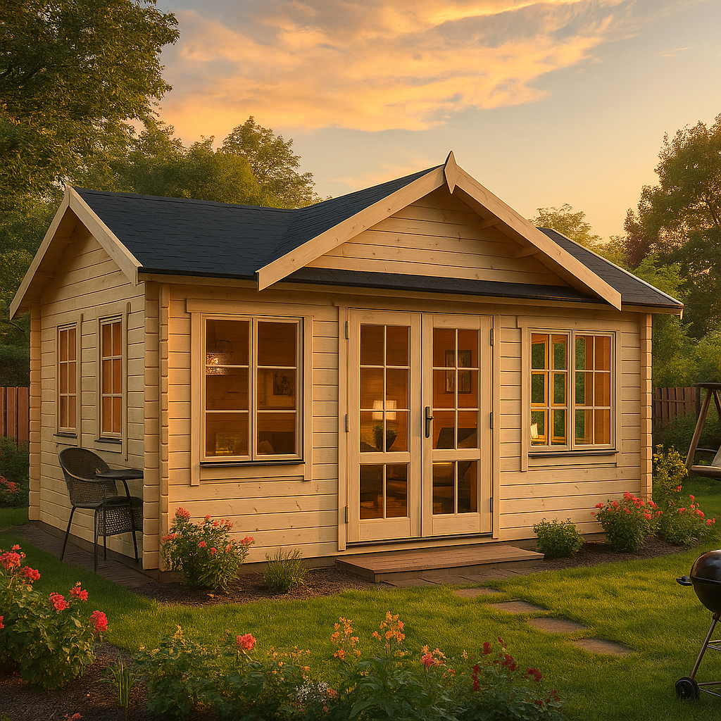 Fjordholz Gartenhaus Modell Teehaus Kensington 70| Rabatt: 26%|6x4m