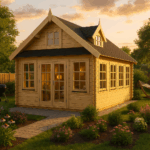 Fjordholz Gartenhaus Modell Teehaus Kensington 70