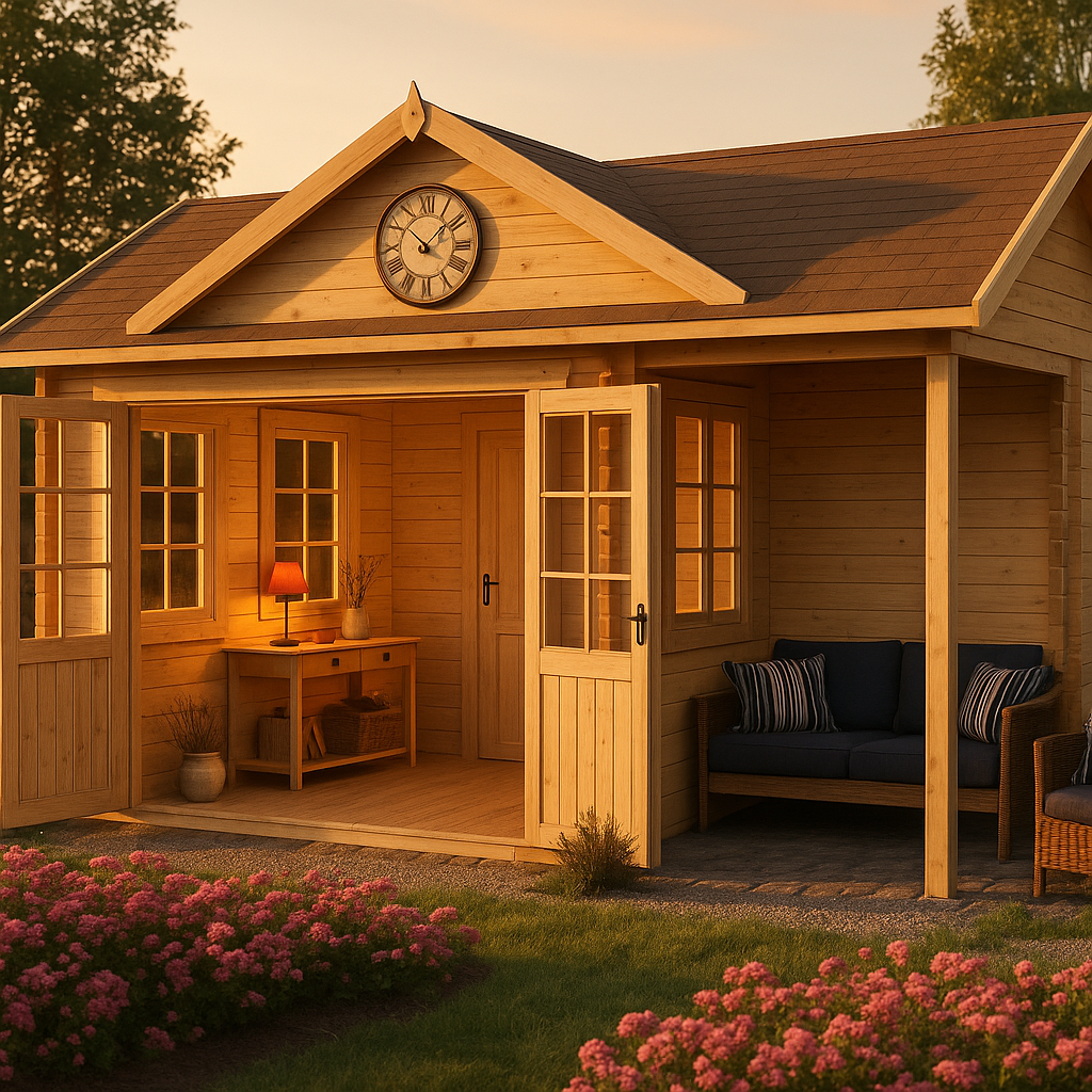 Fjordholz Gartenhaus Modell Teehaus Kirkless 70