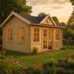 Fjordholz Gartenhaus Modell Teehaus Leeds 70| Rabatt: 26%|6x4m