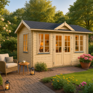 4x4m Fjordholz Gartenhaus Modell Teehaus Oxford 44| Rabatt: 26% Unkategorisiert online kaufen