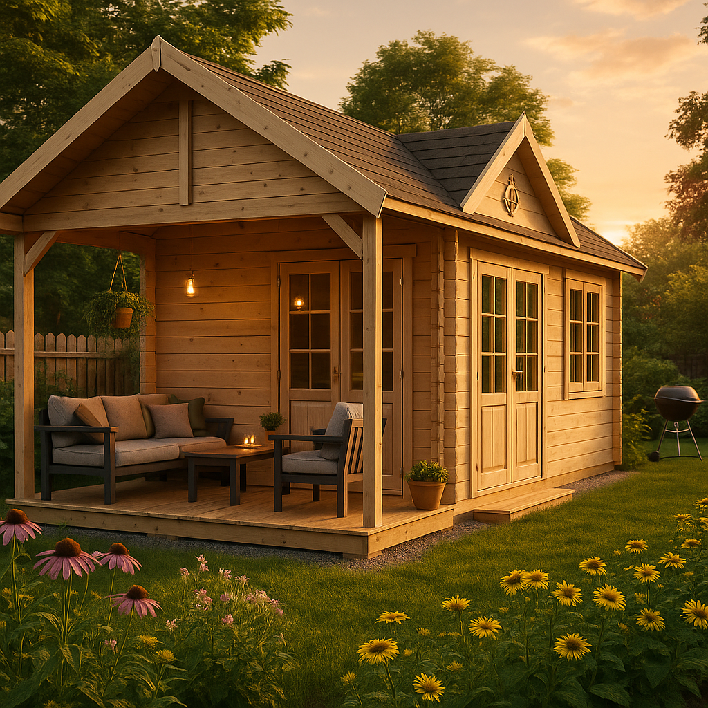 Fjordholz Gartenhaus Modell Teehaus Westminster 44
