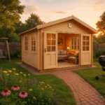Fjordholz Gartenhaus Modell Teehaus Westminster 44