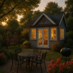 Fjordholz Gartenhaus Modell Teehaus Windsor 28