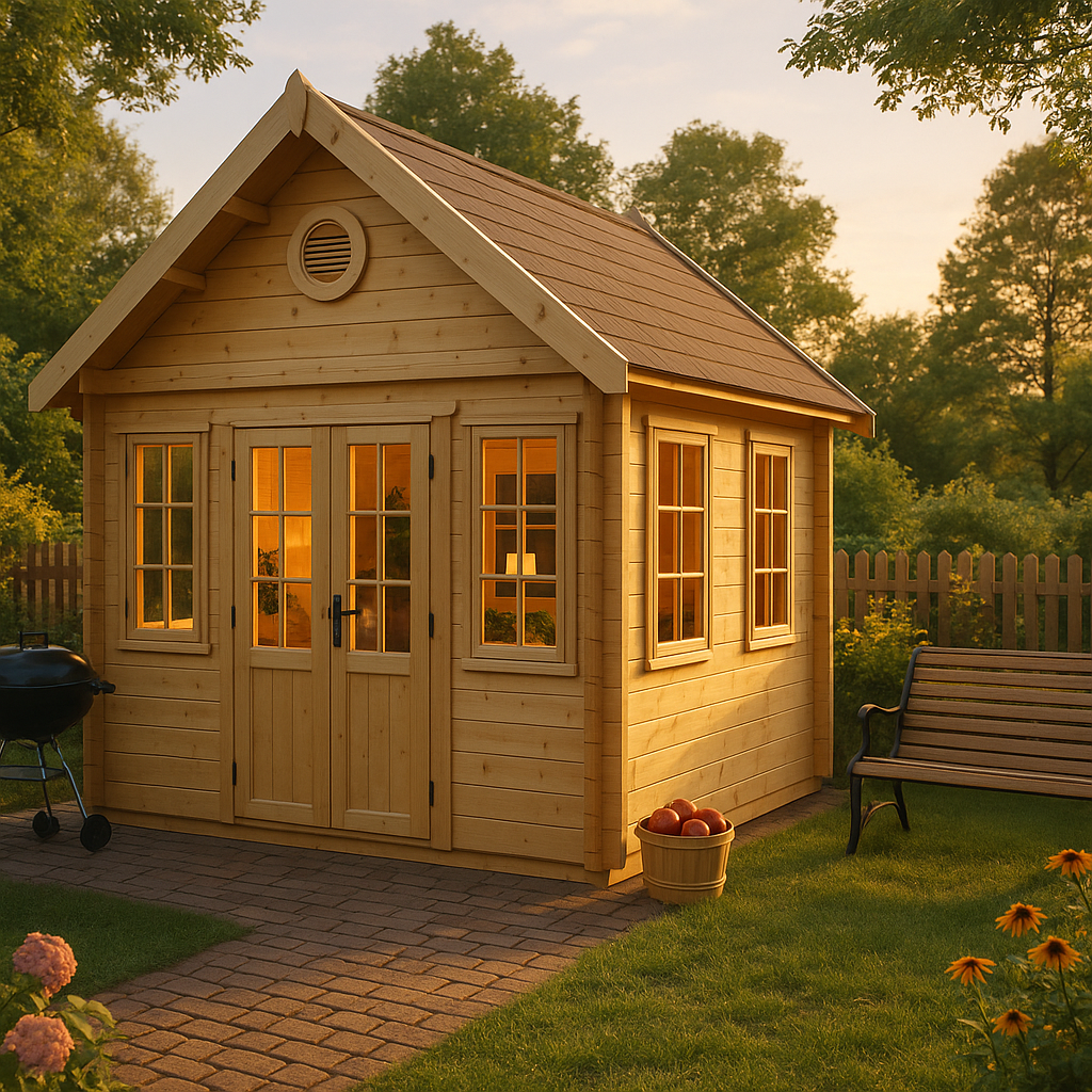 Fjordholz Gartenhaus Modell Teehaus Windsor 44 Fjordholz Gartenhaus Modell Teehaus Windsor 44