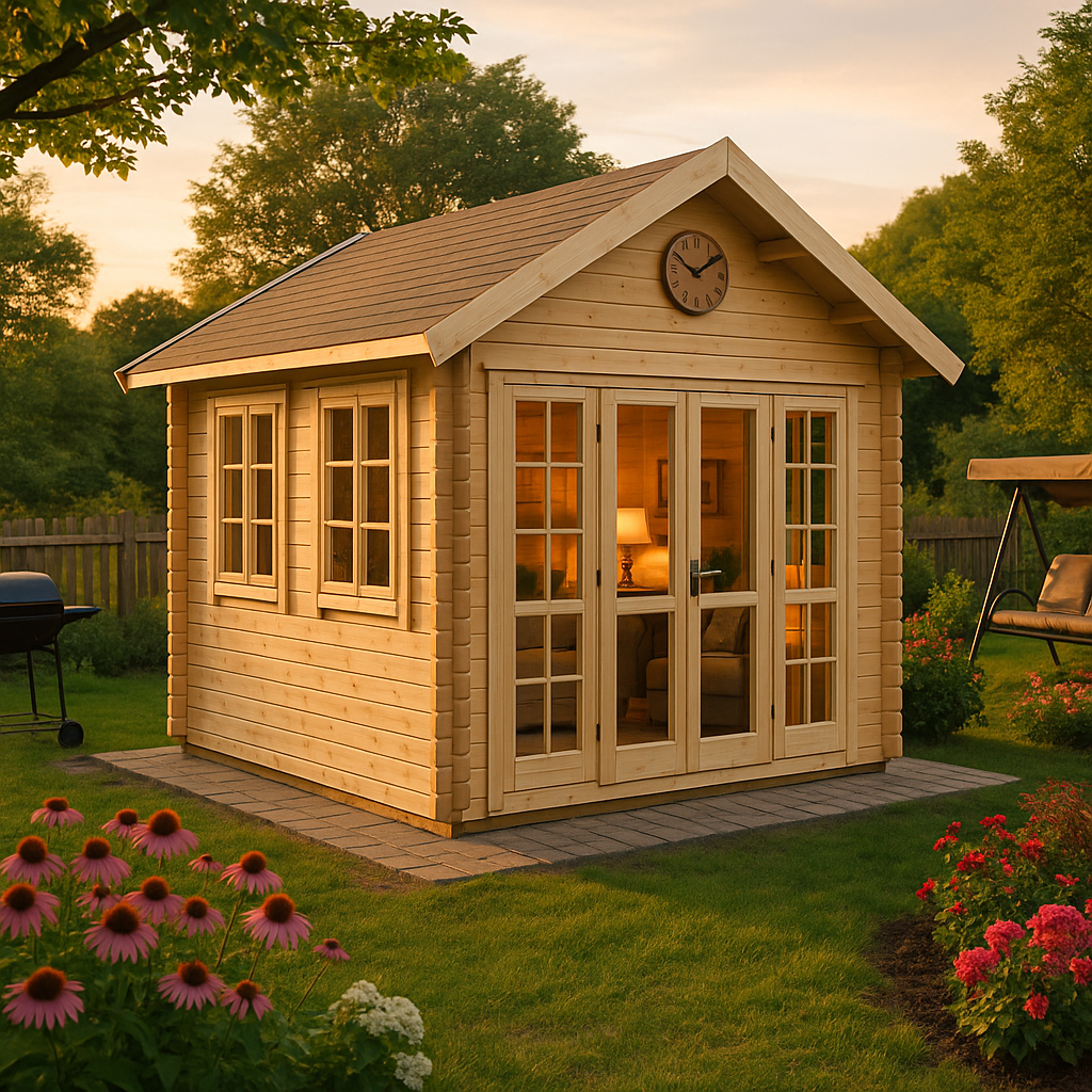 Fjordholz Gartenhaus Modell Teehaus Windsor 70