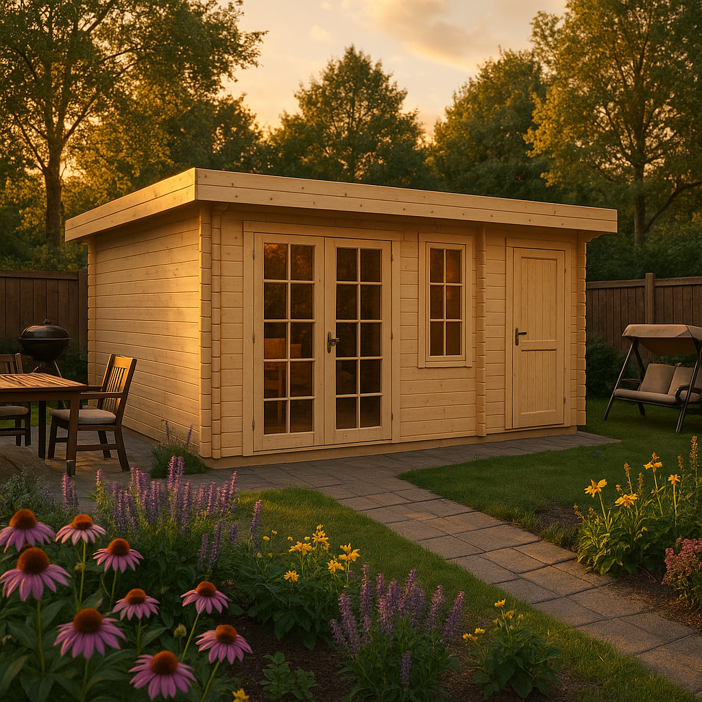 Fjordholz Gartenhaus Modell Theo 44