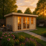 Fjordholz Gartenhaus Modell Theo 44