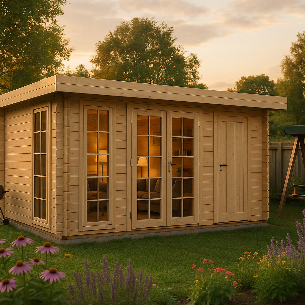 Fjordholz Gartenhaus Modell Theo 44| Rabatt: 26%|5x4m