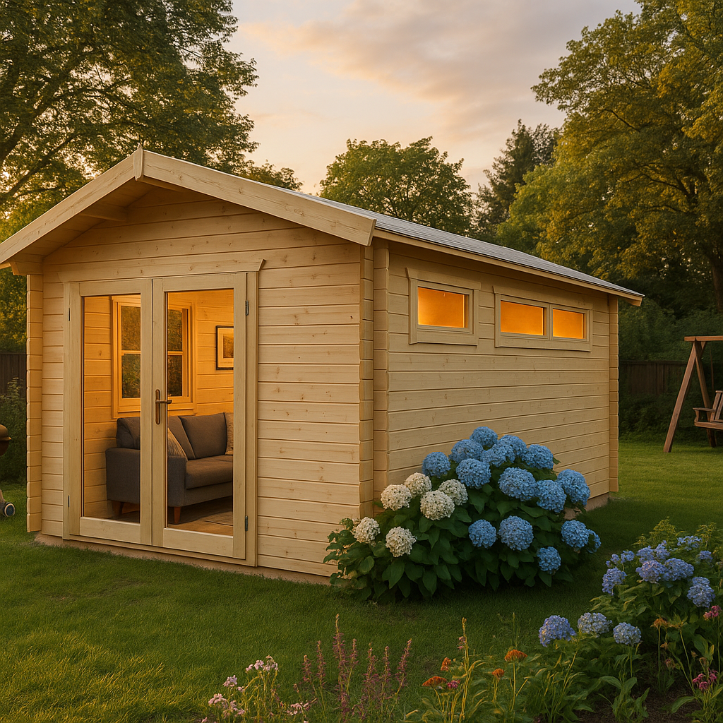 Fjordholz Gartenhaus Modell Uri 44