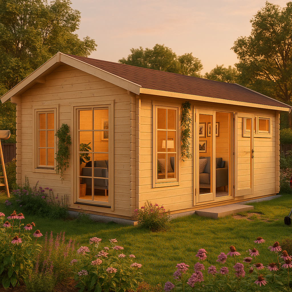 Fjordholz Gartenhaus Modell Uri 44