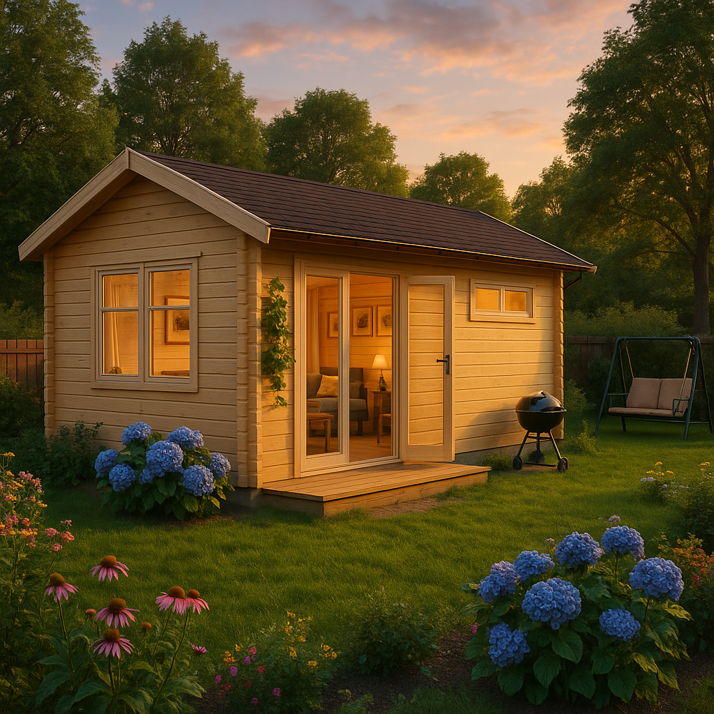 Fjordholz Gartenhaus Modell Uri 44
