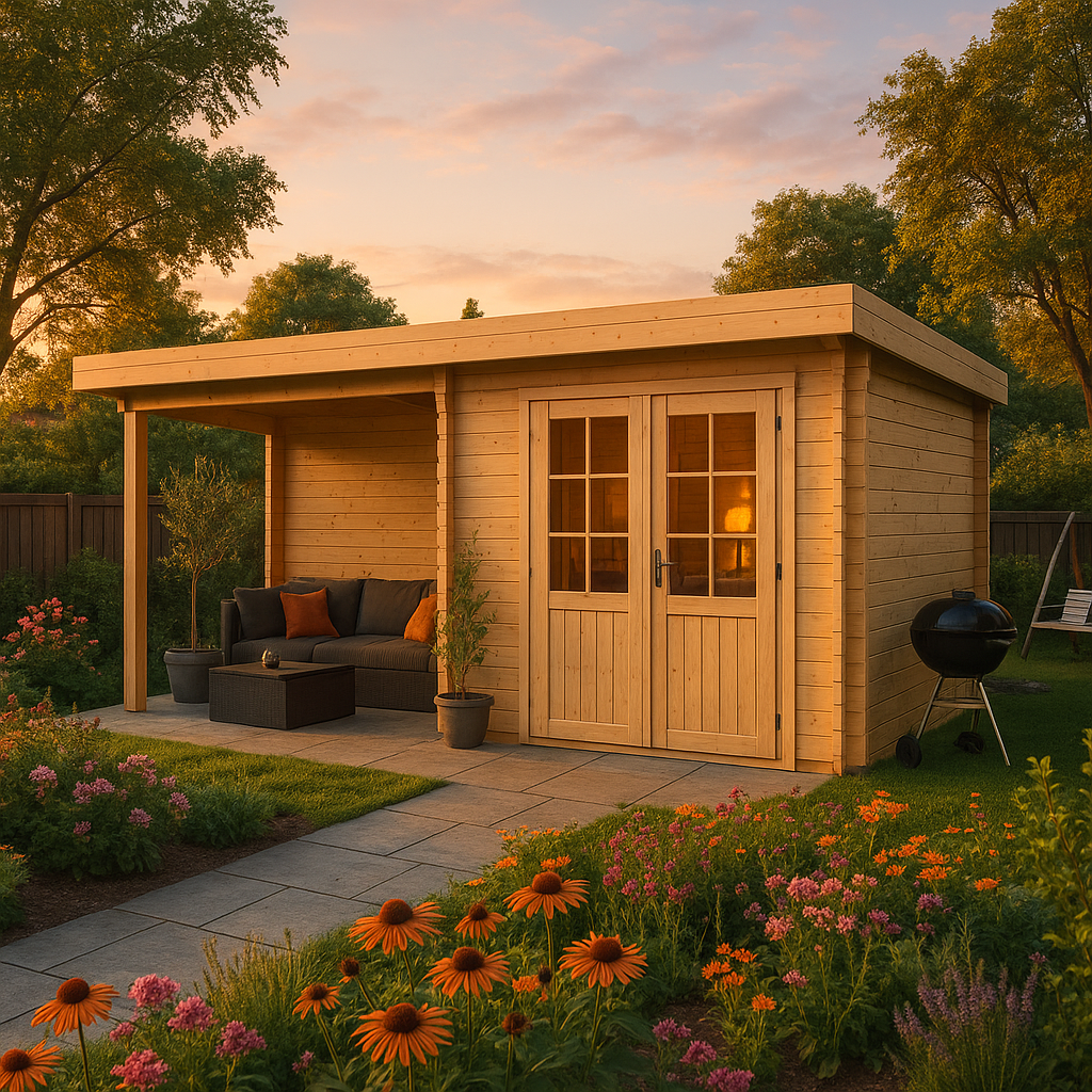 Fjordholz Gartenhaus Modell Vaasa 44