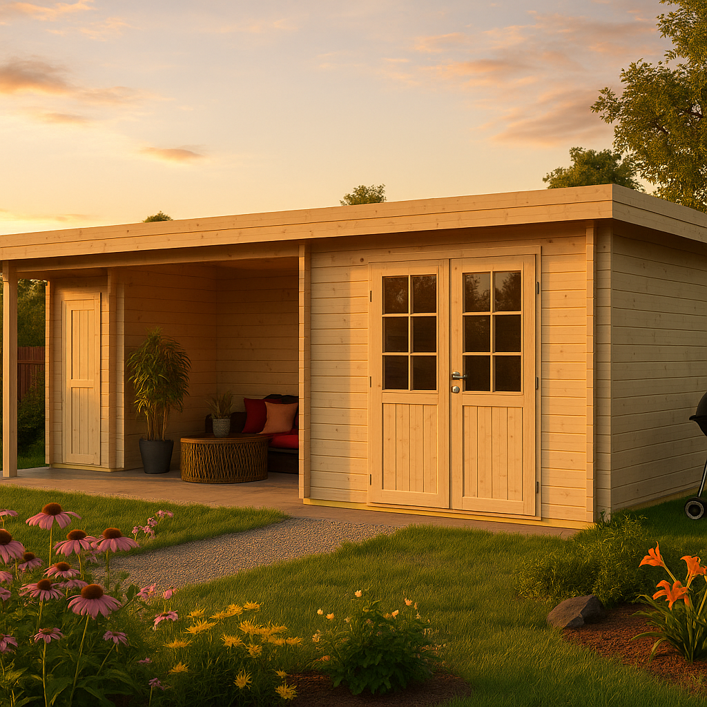 Fjordholz Gartenhaus Modell Vaasa 44