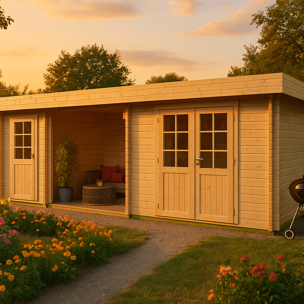 Fjordholz Gartenhaus Modell Vaasa 70 Fjordholz Gartenhaus Modell Vaasa 70