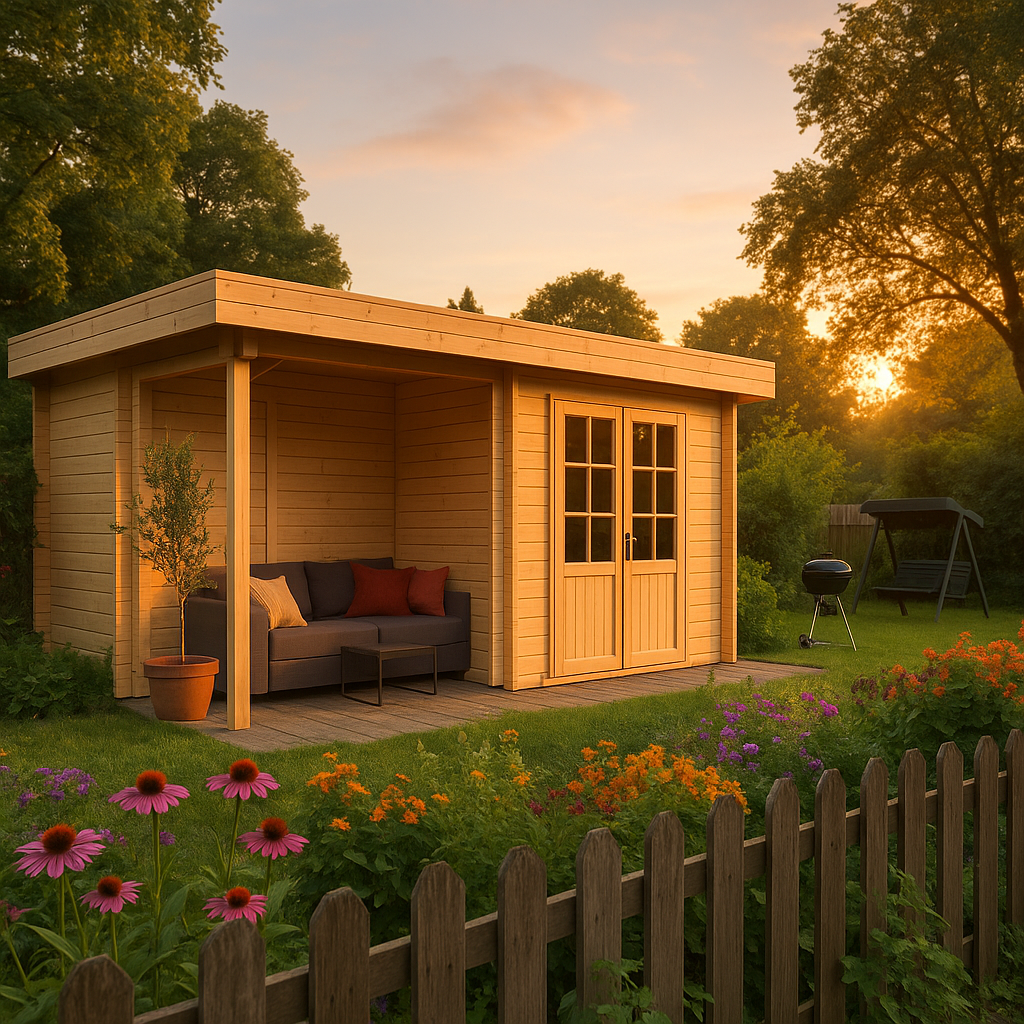 Fjordholz Gartenhaus Modell Vaasa 70| Rabatt: 26%|8x3m