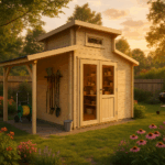 Fjordholz Gartenhaus Modell Varianta 44 B +SD