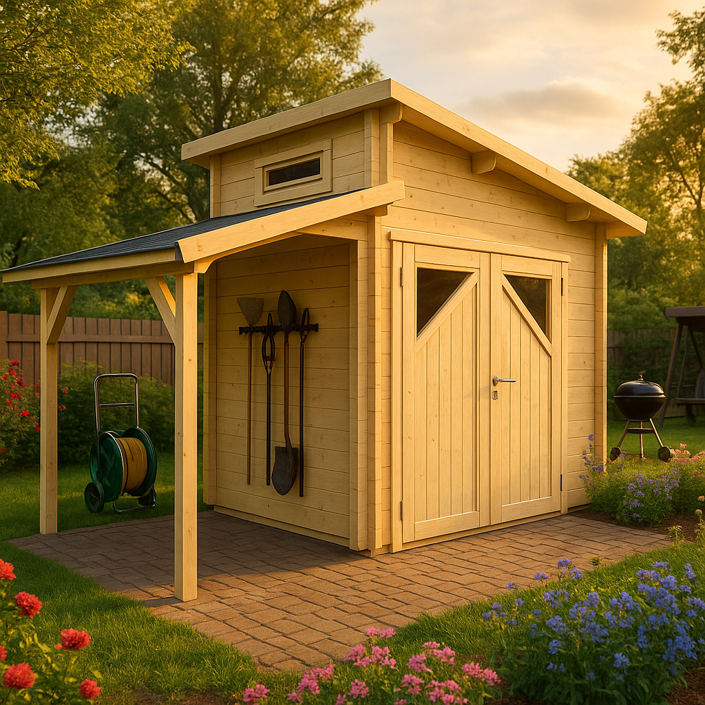 Fjordholz Gartenhaus Modell Varianta 44 B +SD