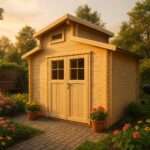 Fjordholz Gartenhaus Modell Varianta 44 D| Rabatt: 26%|3x3m