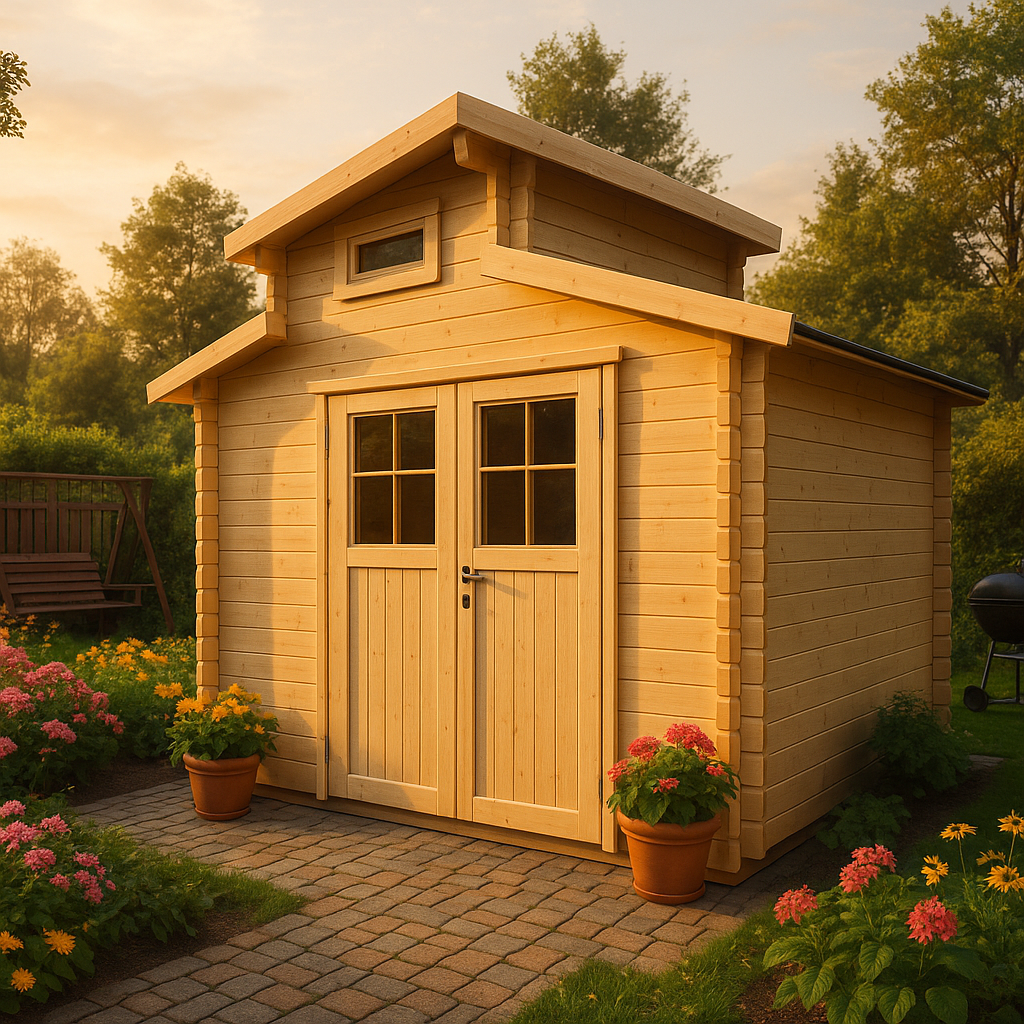 Fjordholz Gartenhaus Modell Varianta 44 D| Rabatt: 26%|3x3m