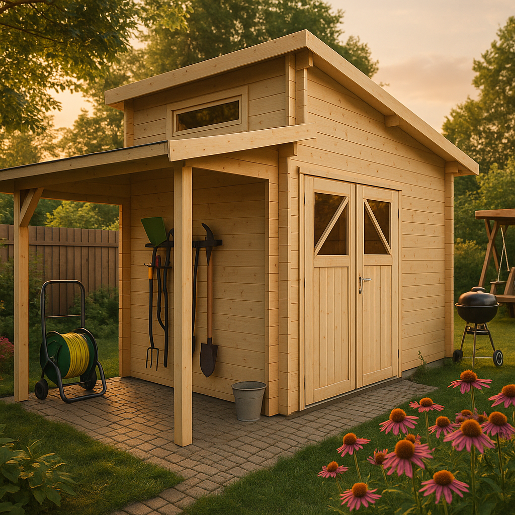 Fjordholz Gartenhaus Modell Varianta 44 D +SD Fjordholz Gartenhaus Modell Varianta 44 D +SD