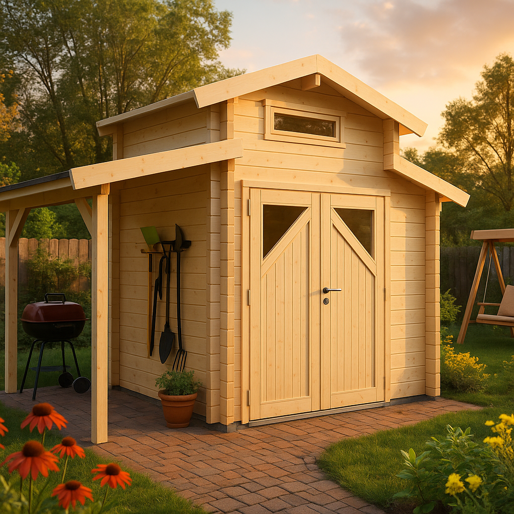 Fjordholz Gartenhaus Modell Varianta 44 D +SD