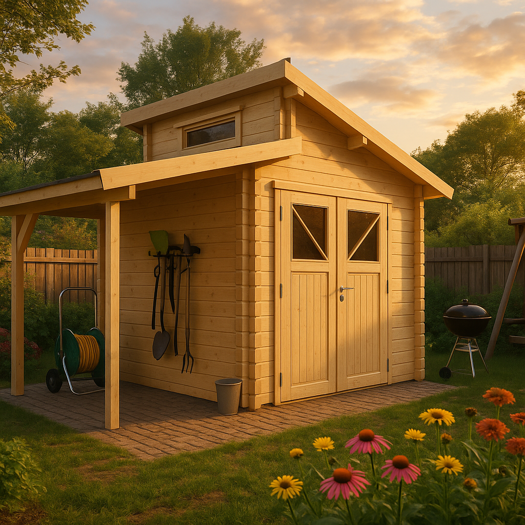 Fjordholz Gartenhaus Modell Varianta 44 D +SD Fjordholz Gartenhaus Modell Varianta 44 D +SD