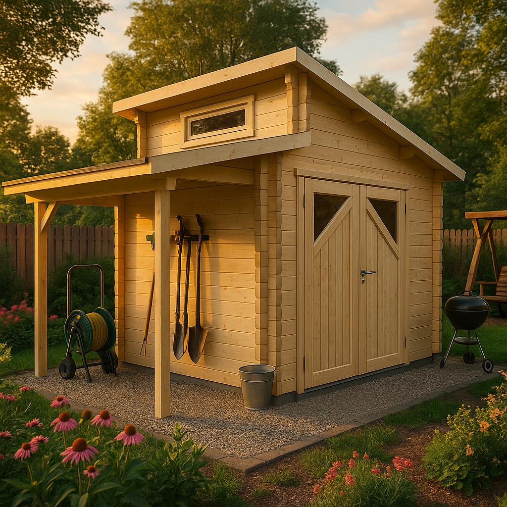 Fjordholz Gartenhaus Modell Varianta 44 D +SD Fjordholz Gartenhaus Modell Varianta 44 D +SD