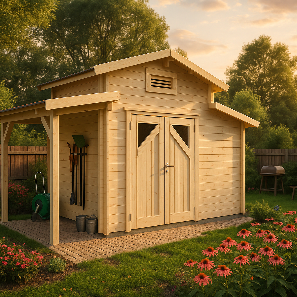 Fjordholz Gartenhaus Modell Varianta 44 F +SD
