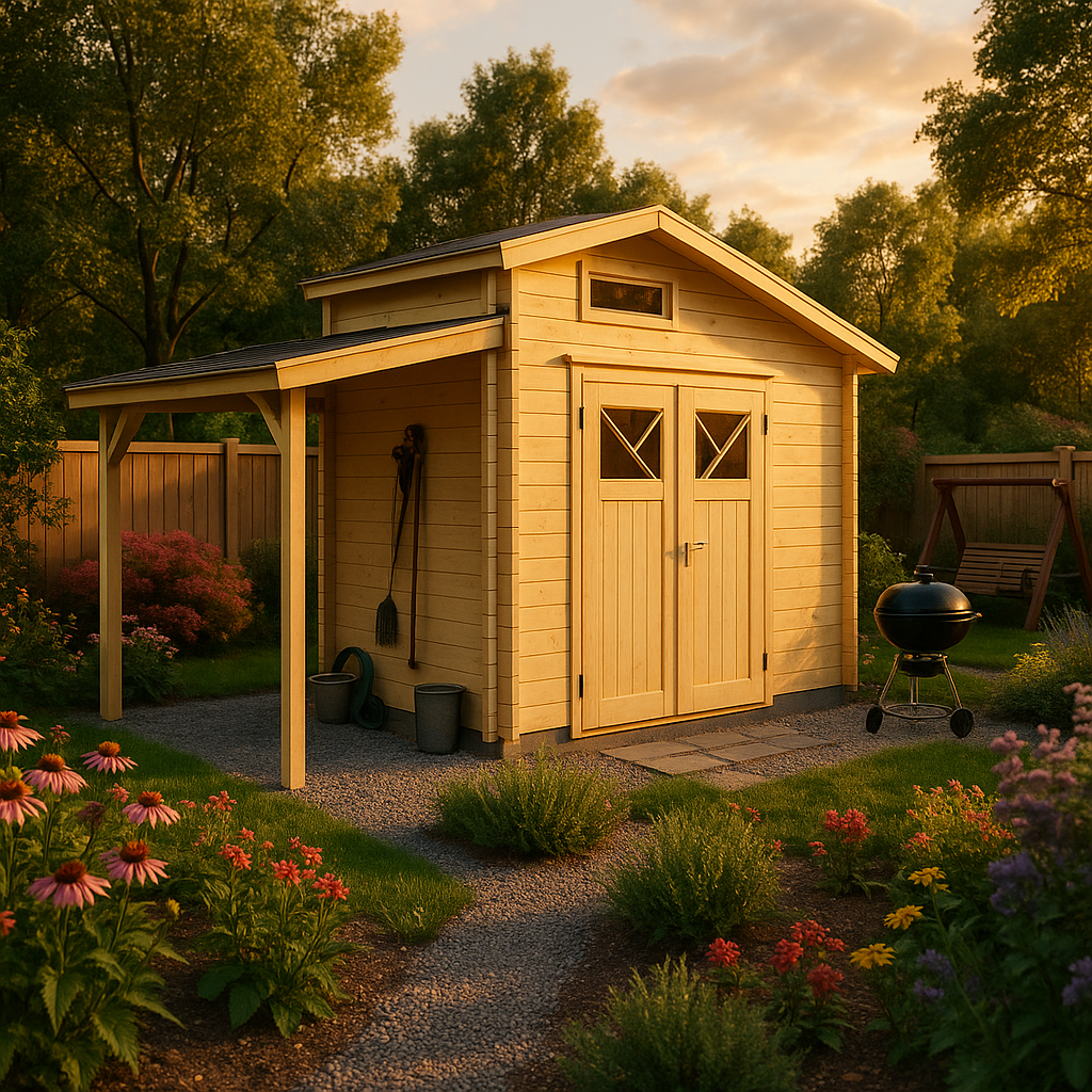 Fjordholz Gartenhaus Modell Varianta 44 F +SD| Rabatt: 26%