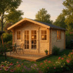 Fjordholz Gartenhaus Modell Wallis 44