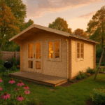 Fjordholz Gartenhaus Modell Wallis 44