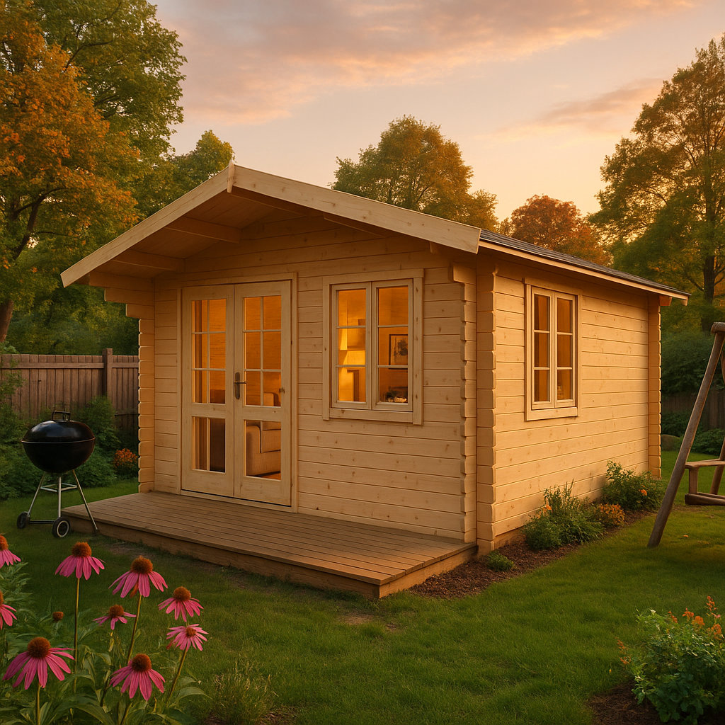 Fjordholz Gartenhaus Modell Wallis 44 Fjordholz Gartenhaus Modell Wallis 44