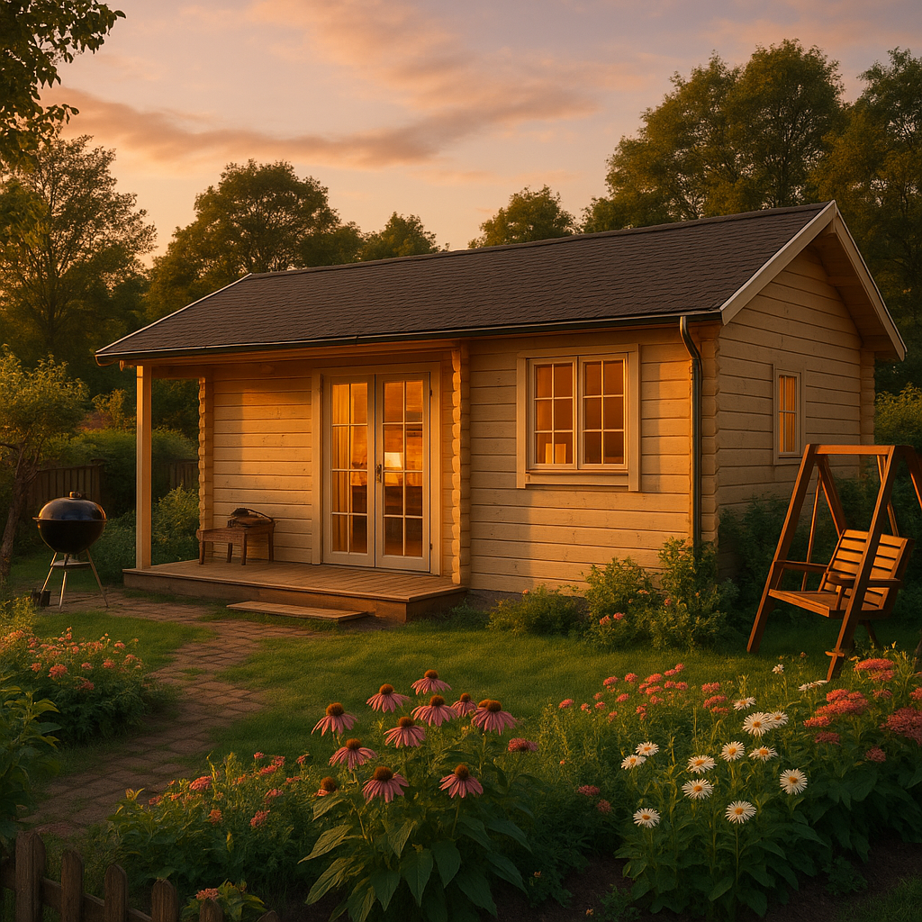 Fjordholz Gartenhaus Modell Wallis 70