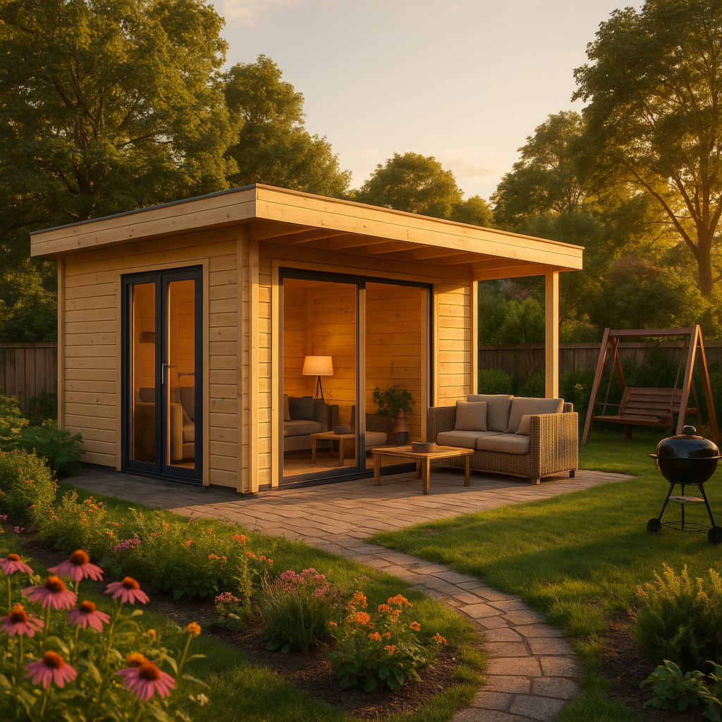 Fjordholz Gartenlounge Modell Carlise 44 Alu