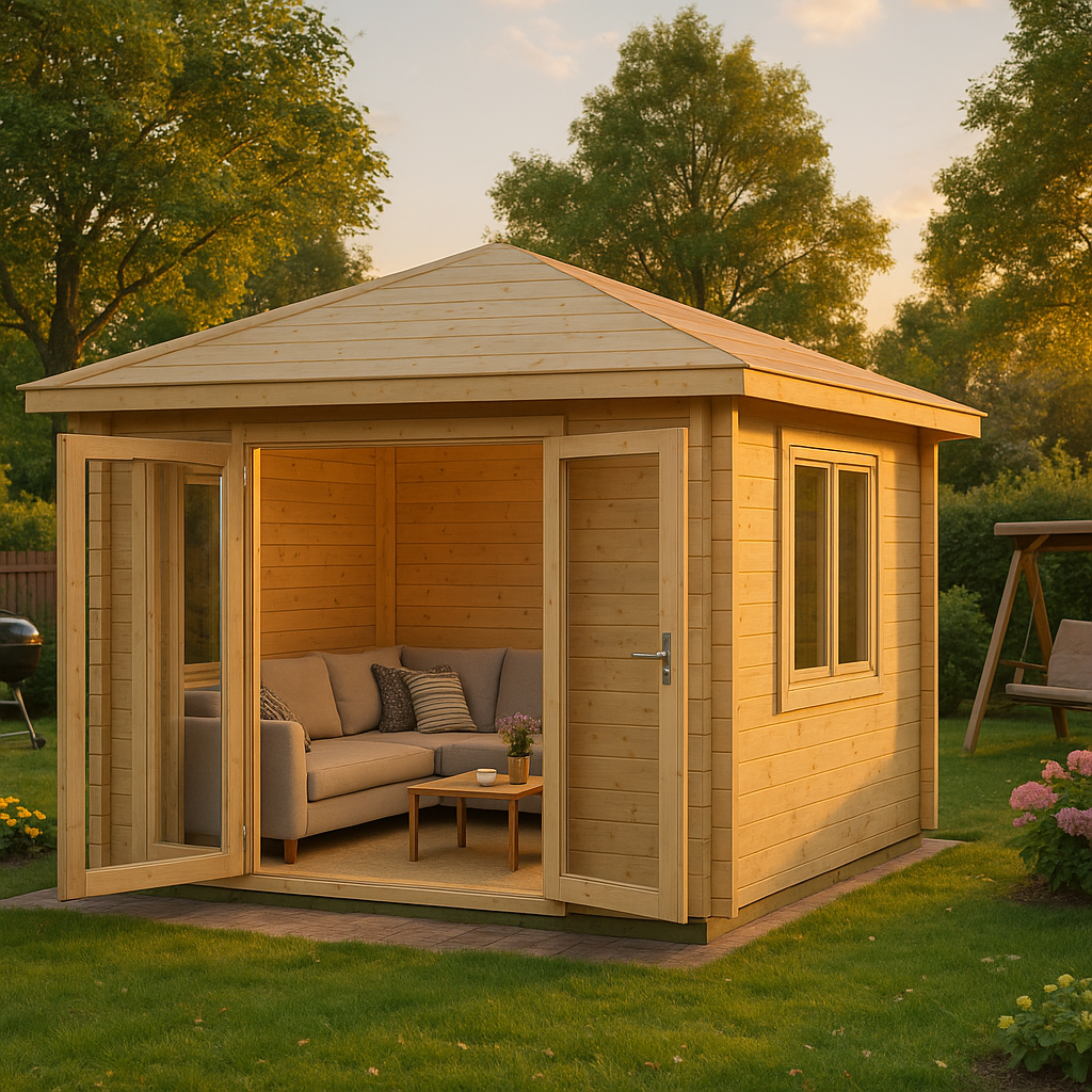 Fjordholz Gartenlounge Modell Kiano 44 F Fjordholz Gartenlounge Modell Kiano 44 F