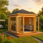 Fjordholz Gartenlounge Modell Kiano 44 G| Rabatt: 26%|4x3m