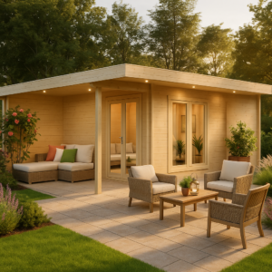 6x4m Fjordholz Gartenlounge Modell Klaus 44| Rabatt: 26% Unkategorisiert online kaufen