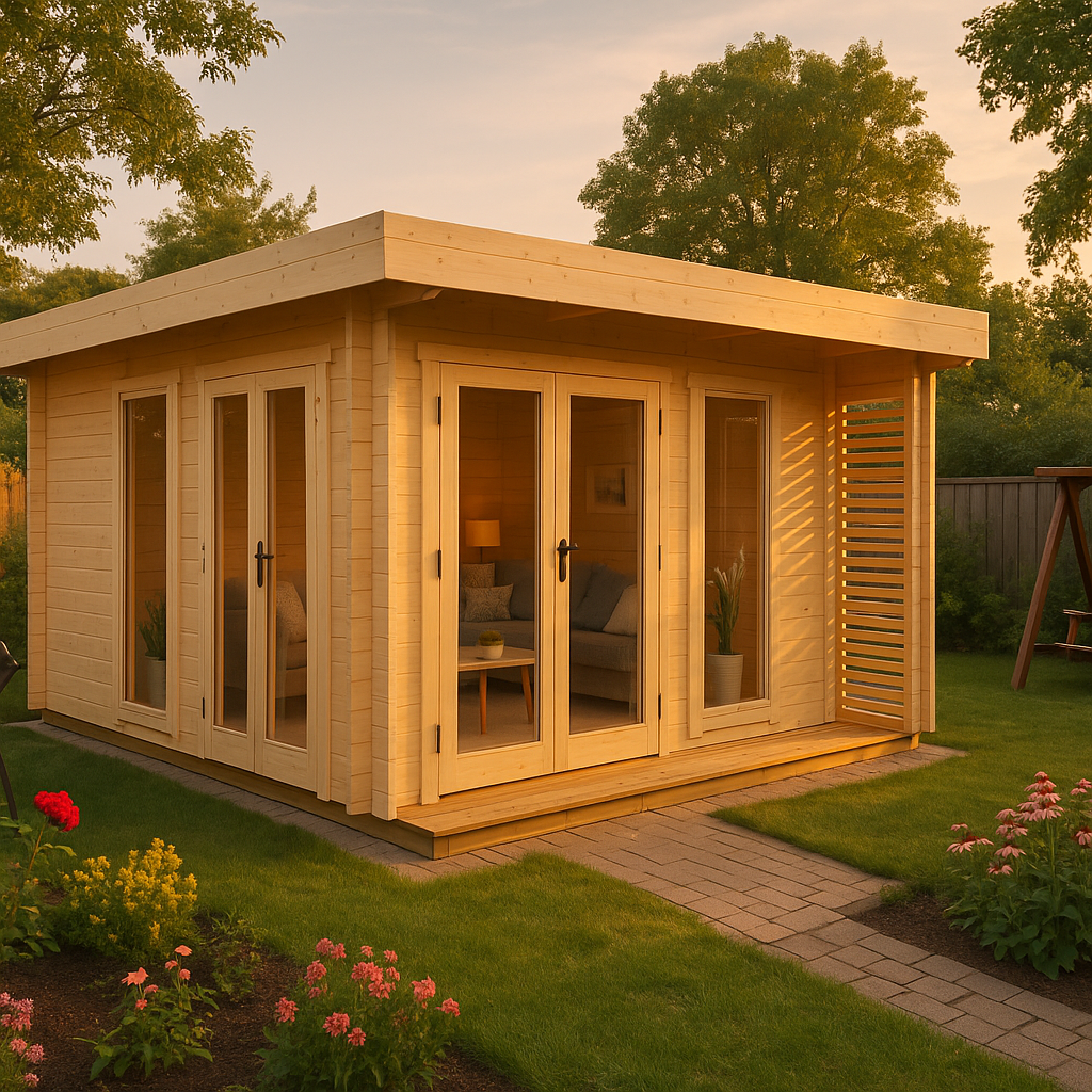 Fjordholz Gartenlounge Modell Lina 44 A Fjordholz Gartenlounge Modell Lina 44 A